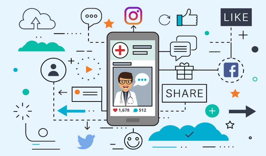 تبلیغات پزشکی در شبکه های اجتماعی