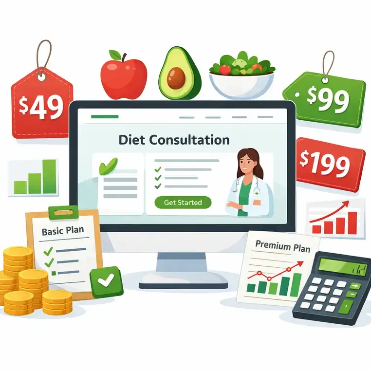 قیمت و هزینه طراحی سایت متخصص تغذیه